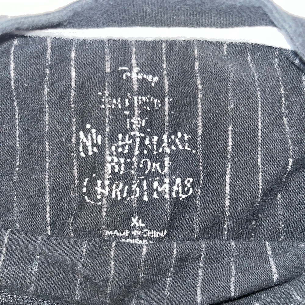 Nightmare Before Christmas Jack Skellington Halloween Town Baseball Tee - Picture 4 of 9